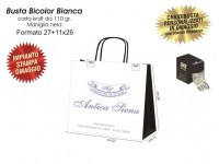 BUSTE IN CARTA BICOLOR BIANCA/NERA 
